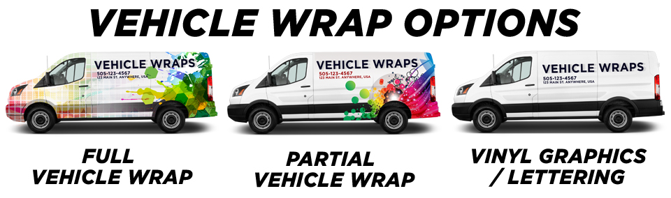 Huntington Woods Vehicle Wraps vehicle wrap options
